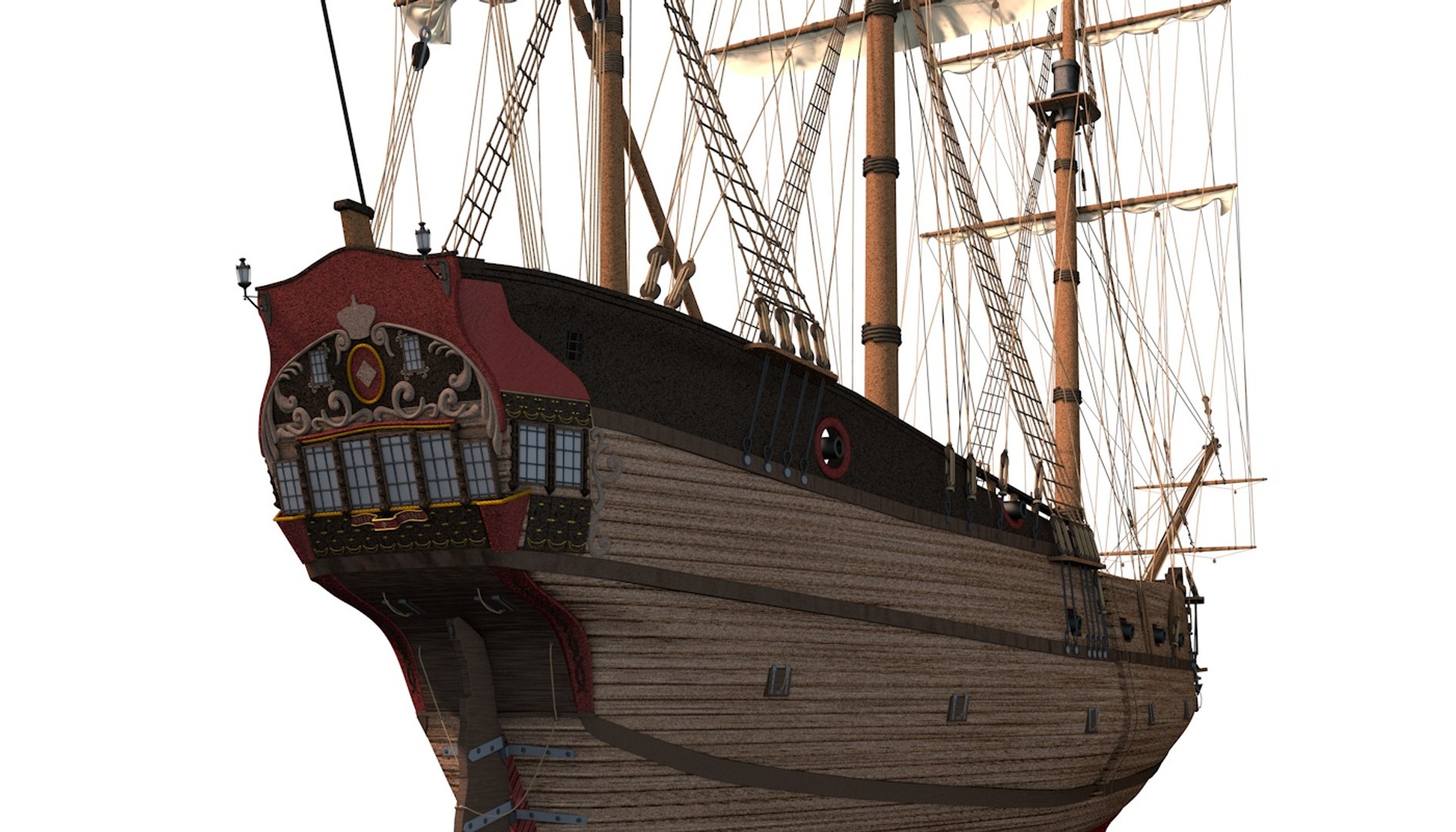 3D Sailing Ship - TurboSquid 1312105