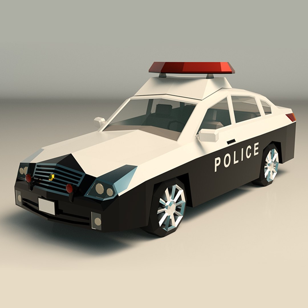 3D Police Car - TurboSquid 1533607