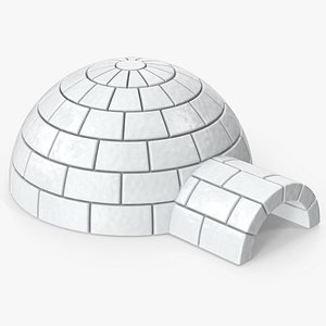 3D Snow Igloo model