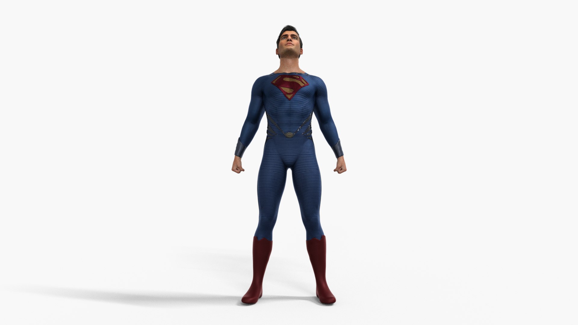 Superman Rigged Animated Low-poly 3D Model - TurboSquid 2343616