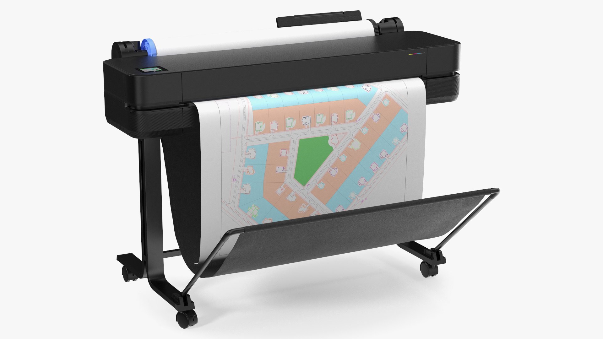 Wireless Plotter Printer Open 3D model preview