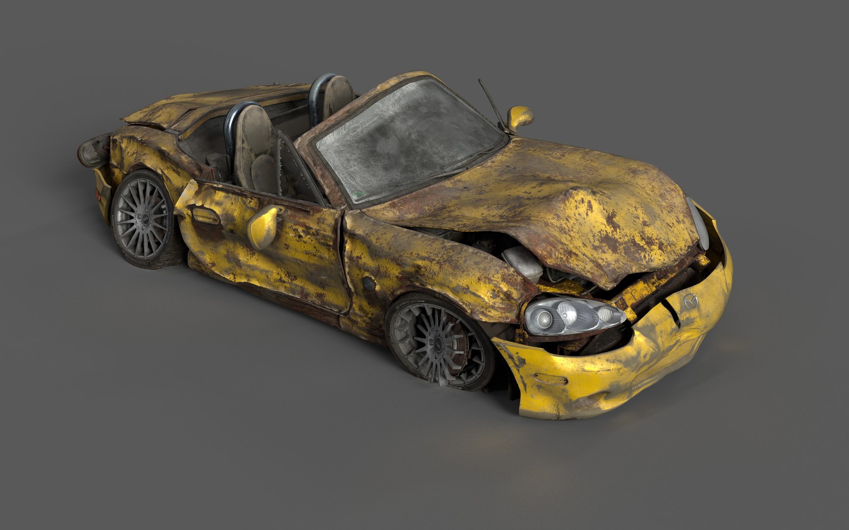 3D MX-5 NBFL wrecked weathered https://p.turbosquid.com/ts-thumb/d6/2FaNfY/hp/preview_weathered_yellow_01/jpg/1624965845/1920x1080/fit_q87/64cc69989f35613a0bdd645372b1d628bed972ca/preview_weathered_yellow_01.jpg