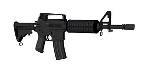 ar15 m16 3d model