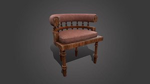 3D Old Chair model