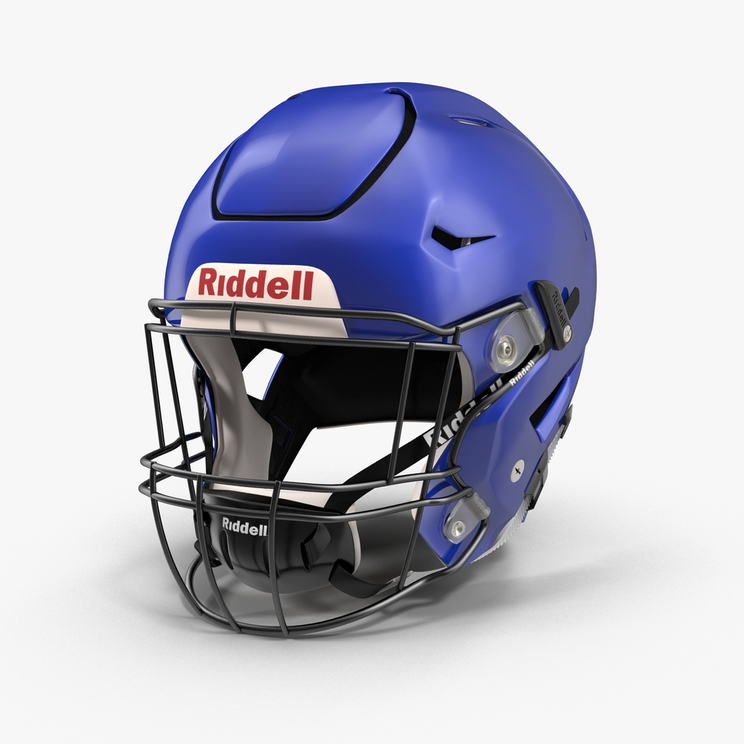 3d riddel speedflex helmet blue
