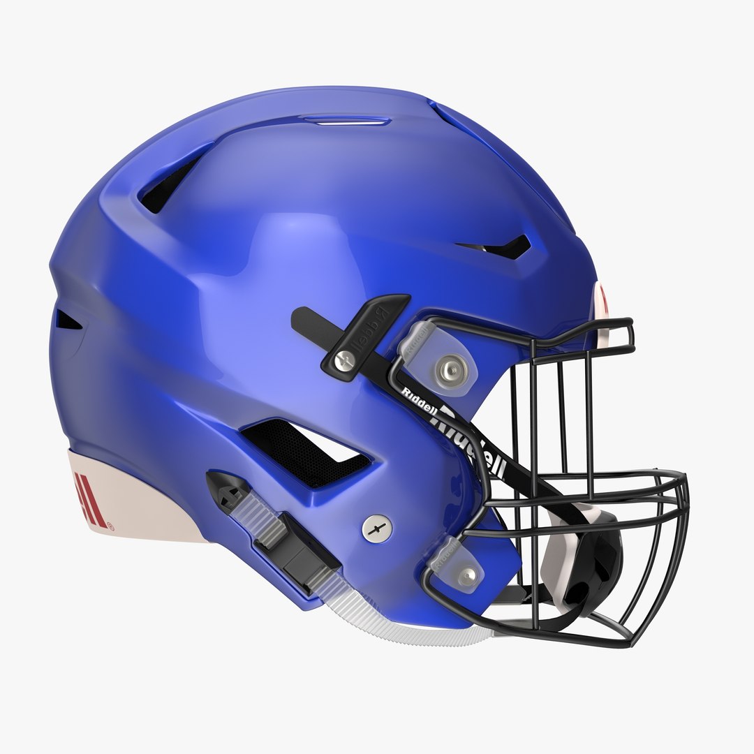 3d riddel speedflex helmet blue