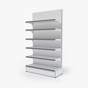 grocery shelf 3D