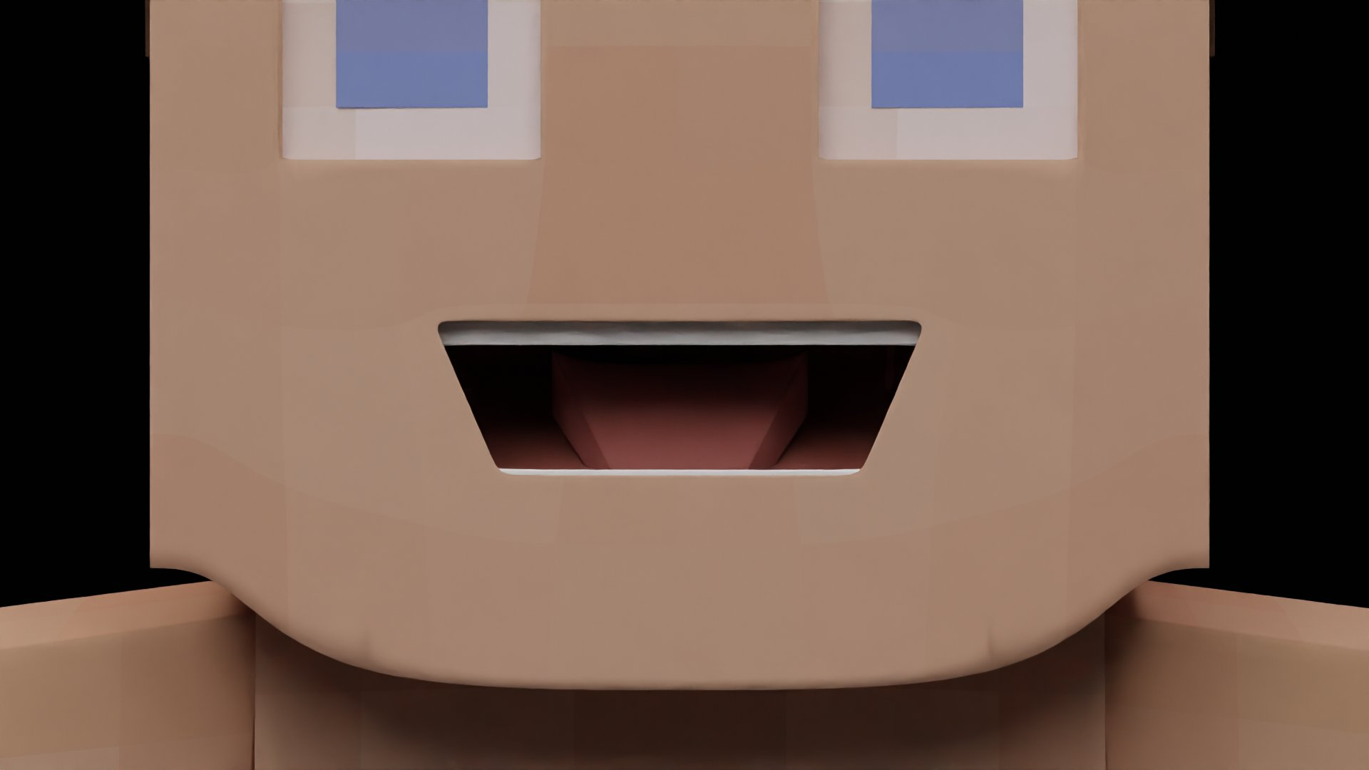 Chubby Noob Head Body - Roblox