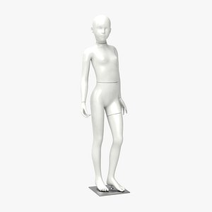 3D girl mannequin