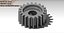 Engrenage droit - Dents: 20 - Module: 0,5 mm