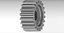 Engrenage droit - Dents: 20 - Module: 0,5 mm