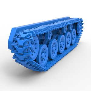 Diecast Track for Vintage Monster tank Version 2 Scale 1 to 25 model