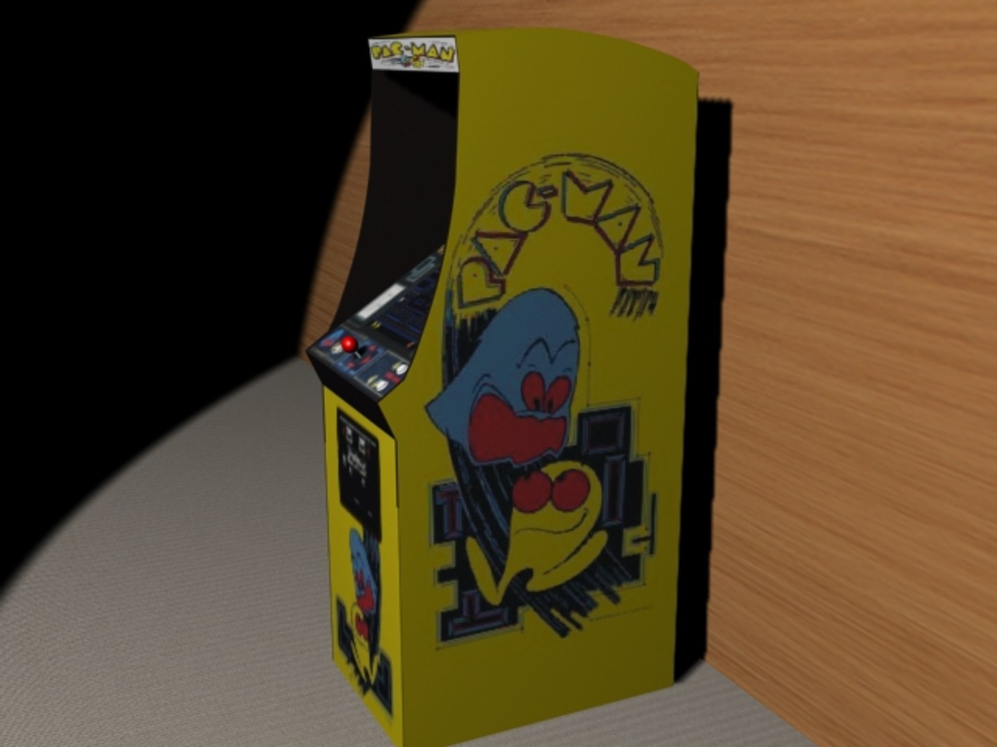 maya pacman arcade machine