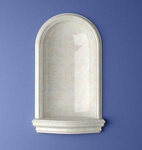 recessed wall brittany niche 3d model