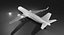 Modelo Airbus a320neo com pintura genérica Low-poly Modelo 3D