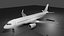 Modelo Airbus a320neo com pintura genérica Low-poly Modelo 3D