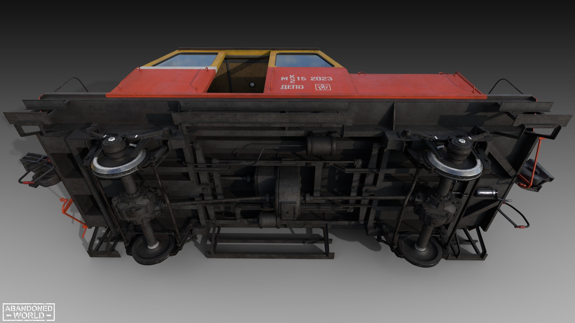 3D model Railroad Trolley TurboSquid 2073055