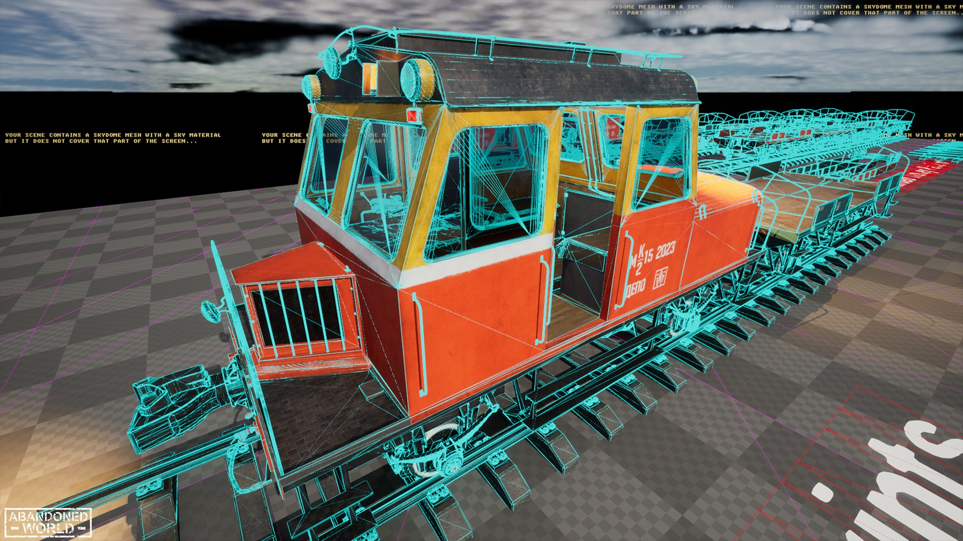 3D model Railroad Trolley TurboSquid 2073055