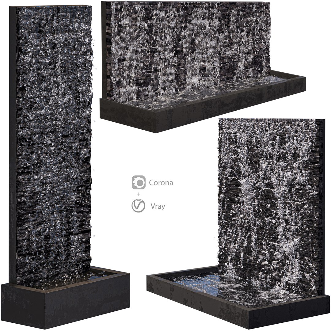3D 3 Water wall fountains https://p.turbosquid.com/ts-thumb/d6/XItmgP/UR/aproretertrretret/jpg/1659714190/1920x1080/fit_q87/0a8b23616984354e1b72c9ebf4116cae0146050f/aproretertrretret.jpg