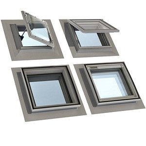 Roof Window hatch aerator dormer attic skylights model