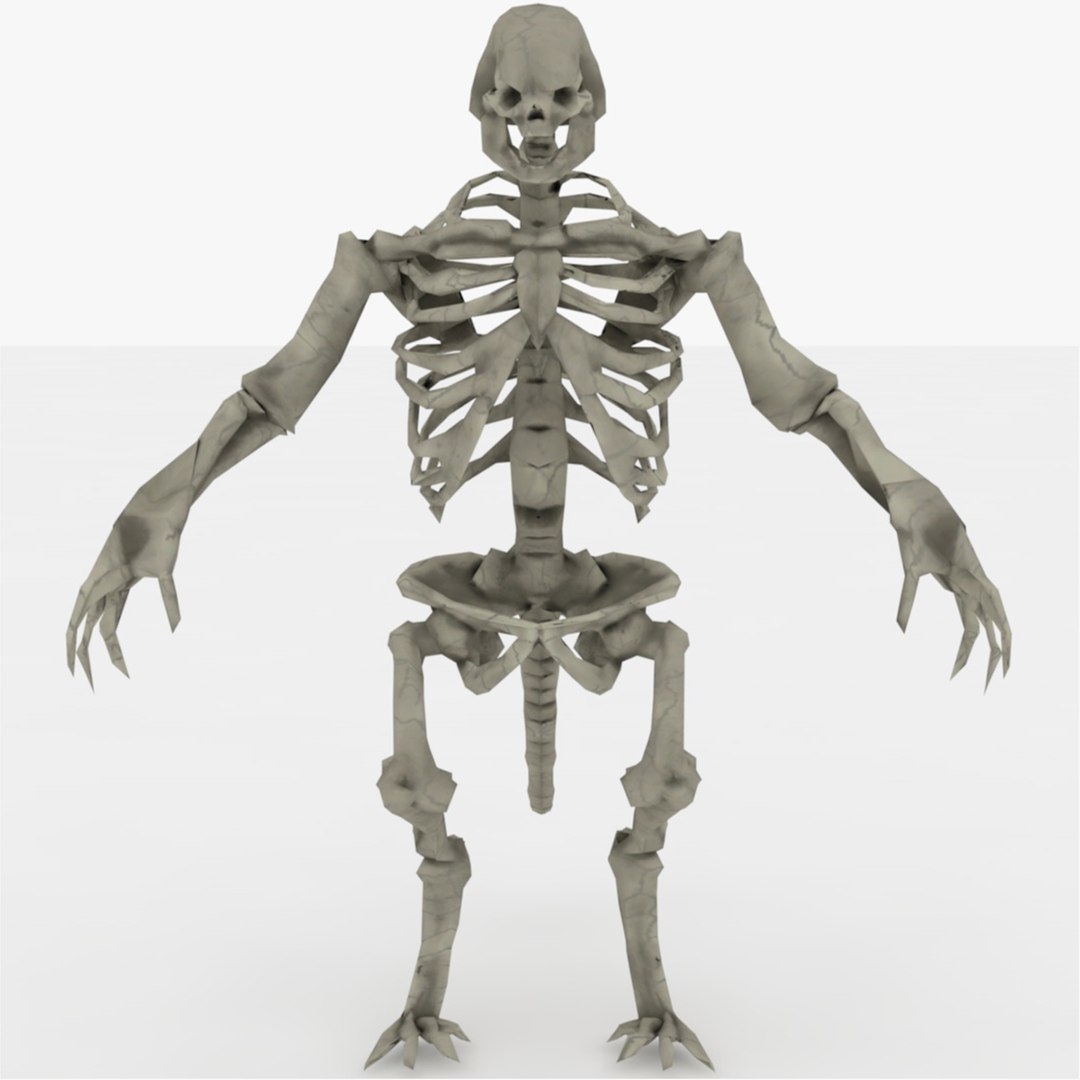 Skeleton Monster Rigged And Animated Model - TurboSquid 2335042