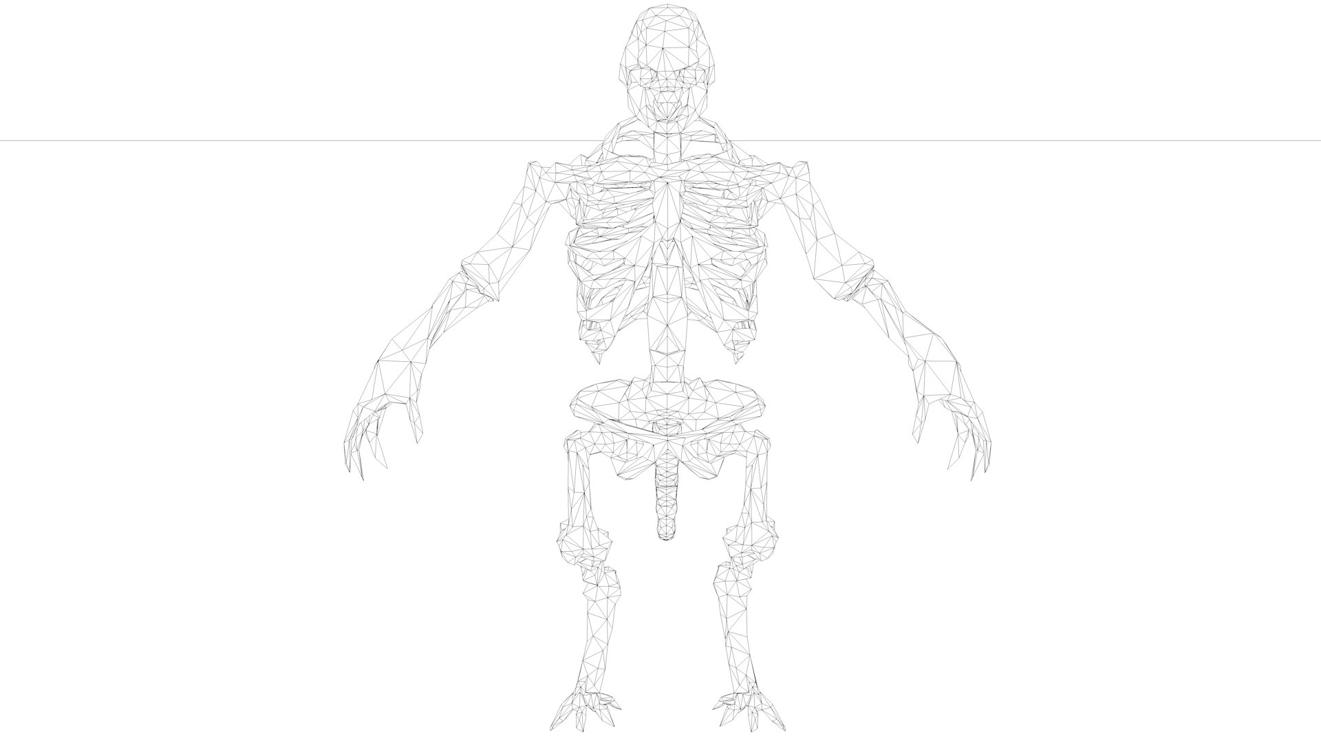 Skeleton Monster Rigged And Animated Model - TurboSquid 2335042