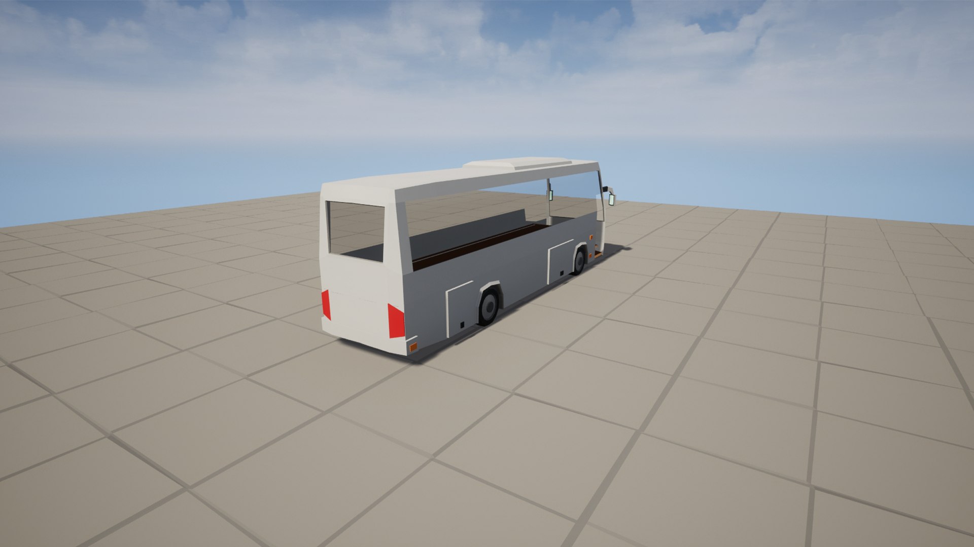 Rigged Low Poly Passenger Bus 3D Model - TurboSquid 2306185