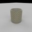 Hocker aus Stoff