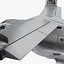 Military Tiltrotor Aircraft MV-22 Osprey Rigged