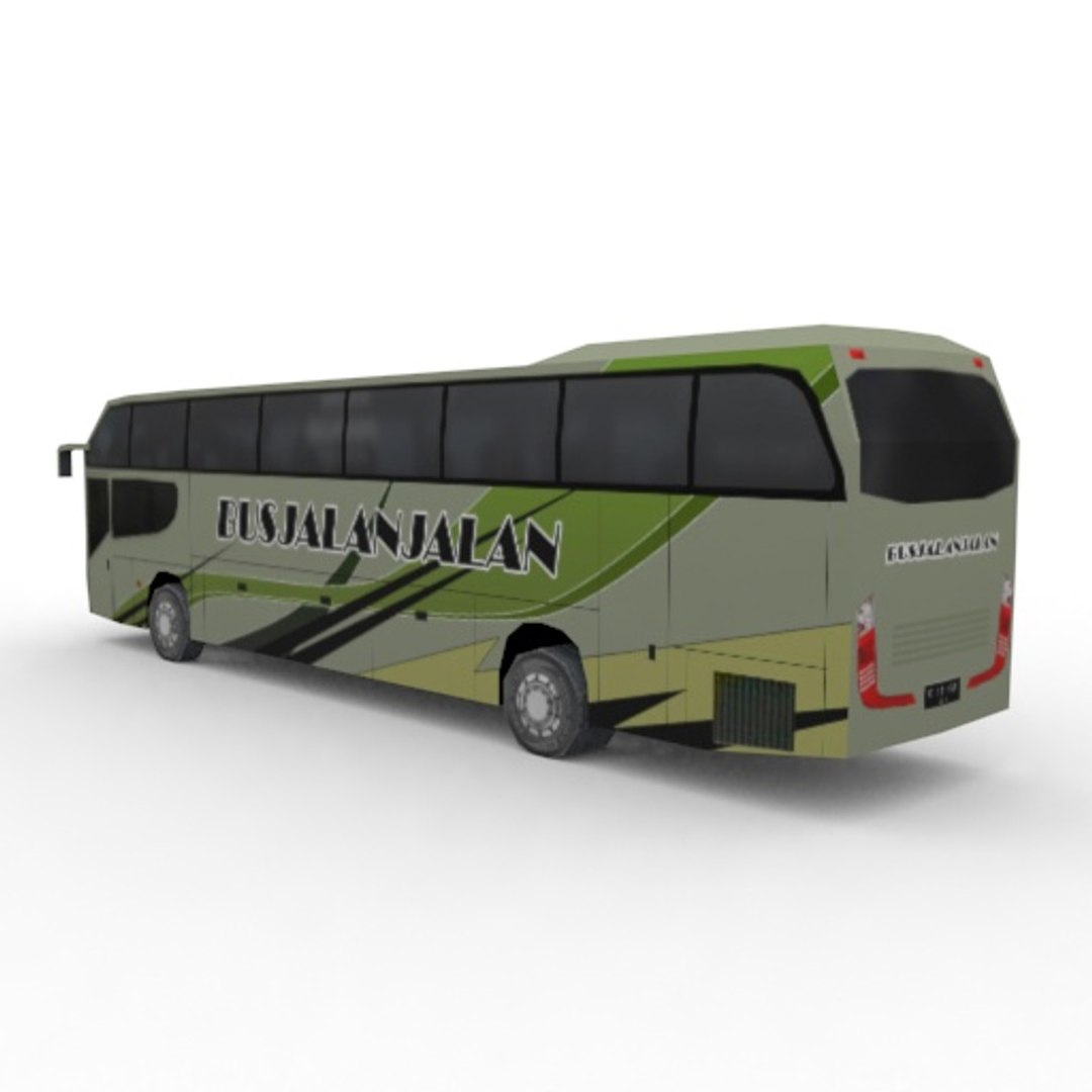 3D Cartoon Style Bus - TurboSquid 1468092