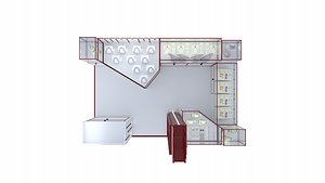 3D model Modern Jewelry Kiosk