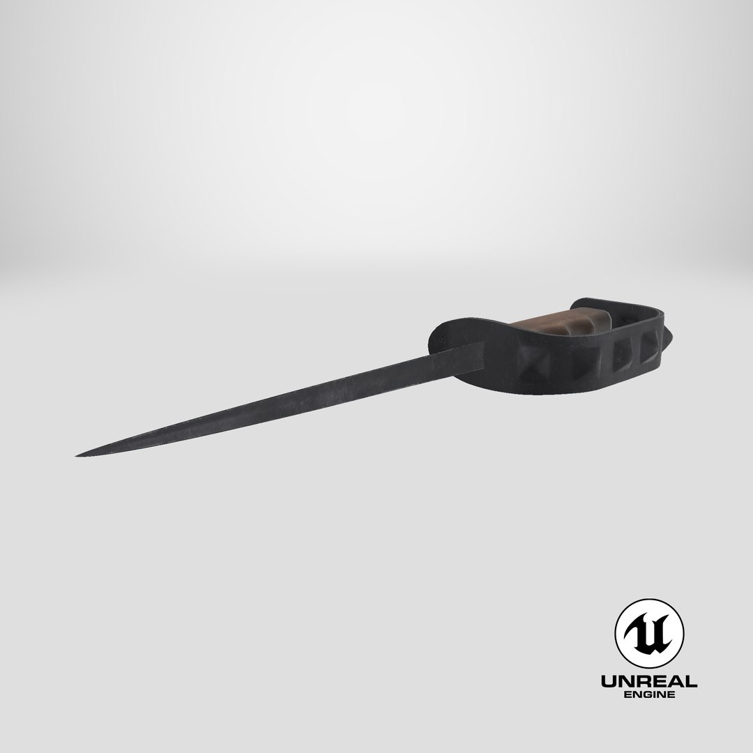 M1917 Trench Knife Low-poly PBR 3D model https://p.turbosquid.com/ts-thumb/d6/kMeazI/2e/stemcell_unreal_render/png/1720581604/1920x1080/fit_q87/8f4dbfef8795088ed4a47447eff8e95a8e3d4d29/stemcell_unreal_render.jpg