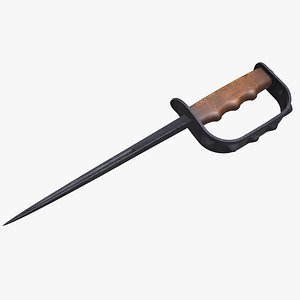 M1917 Trench Knife Low-poly PBR