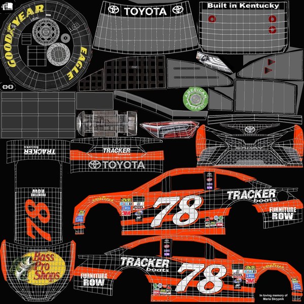 Furniture row racing nascar 3D model - TurboSquid 1252009