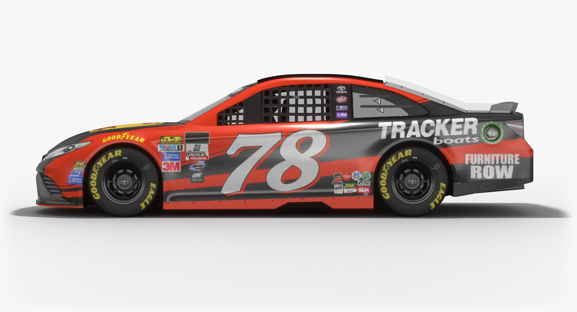 Furniture Row Racing Nascar 3D Model - TurboSquid 1252009