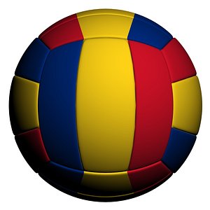 3D volleyball ball