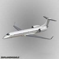Embraer ERJ-145 Generic white