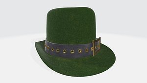 3D Top hat with buckle