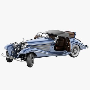 mercedes benz 540k special 3d max