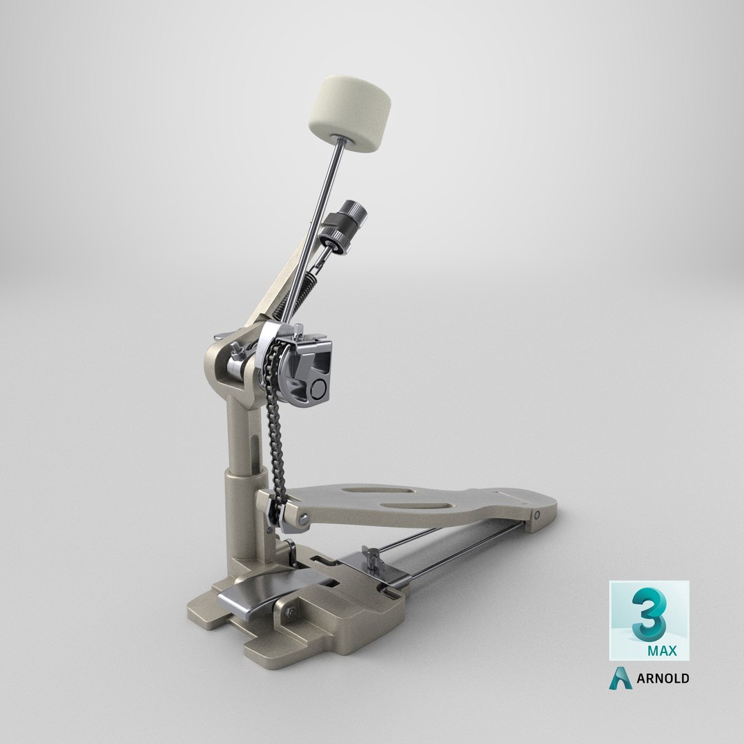 3D Tama Classic Bass Drum Pedal https://p.turbosquid.com/ts-thumb/d6/vfFxXP/88/stemcell_max_arnold_render/png/1781198422/1920x1080/fit_q87/3587c5ed78736c23f54e41508531de0a6718bd53/stemcell_max_arnold_render.jpg