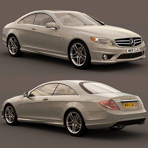 mercedes benz amg cl65 2007 3D model