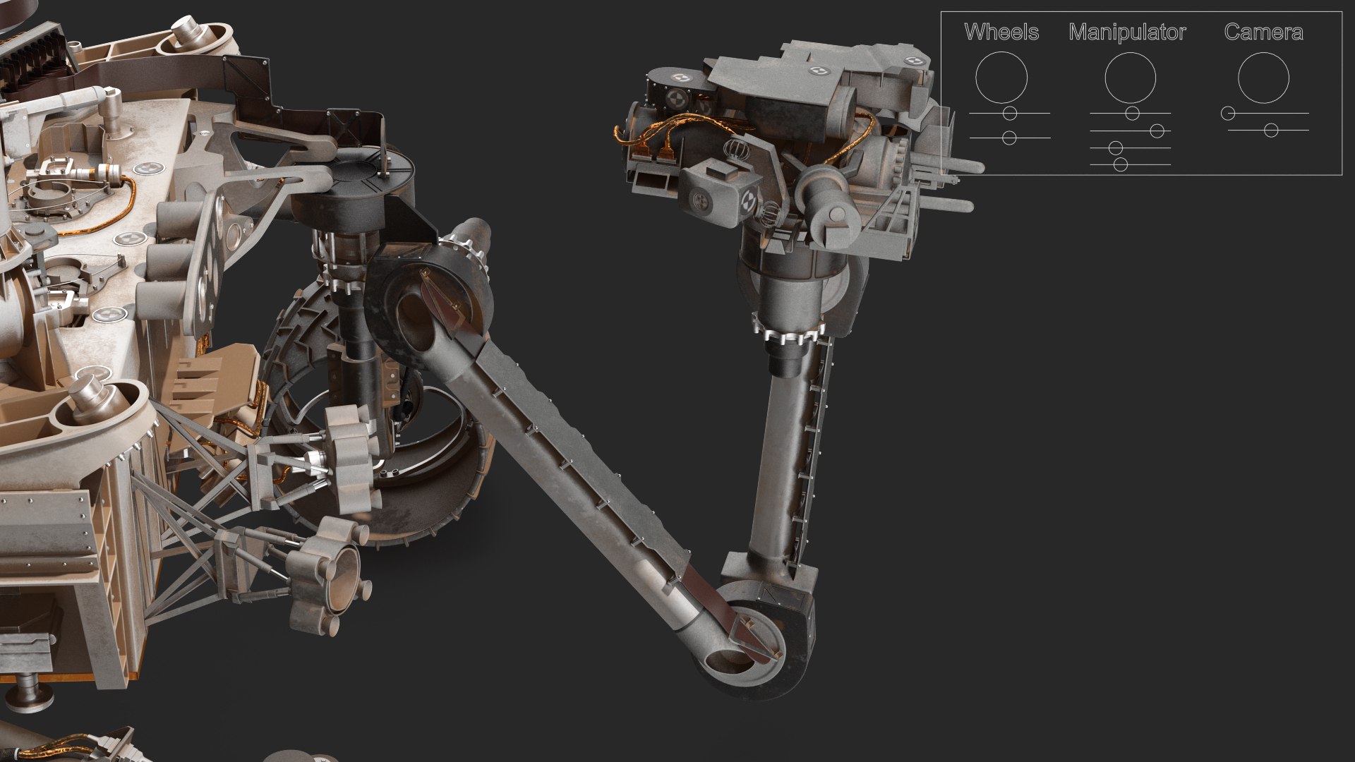 3D Realistic Mars Exploration Rover Rigged Model - TurboSquid 2384726