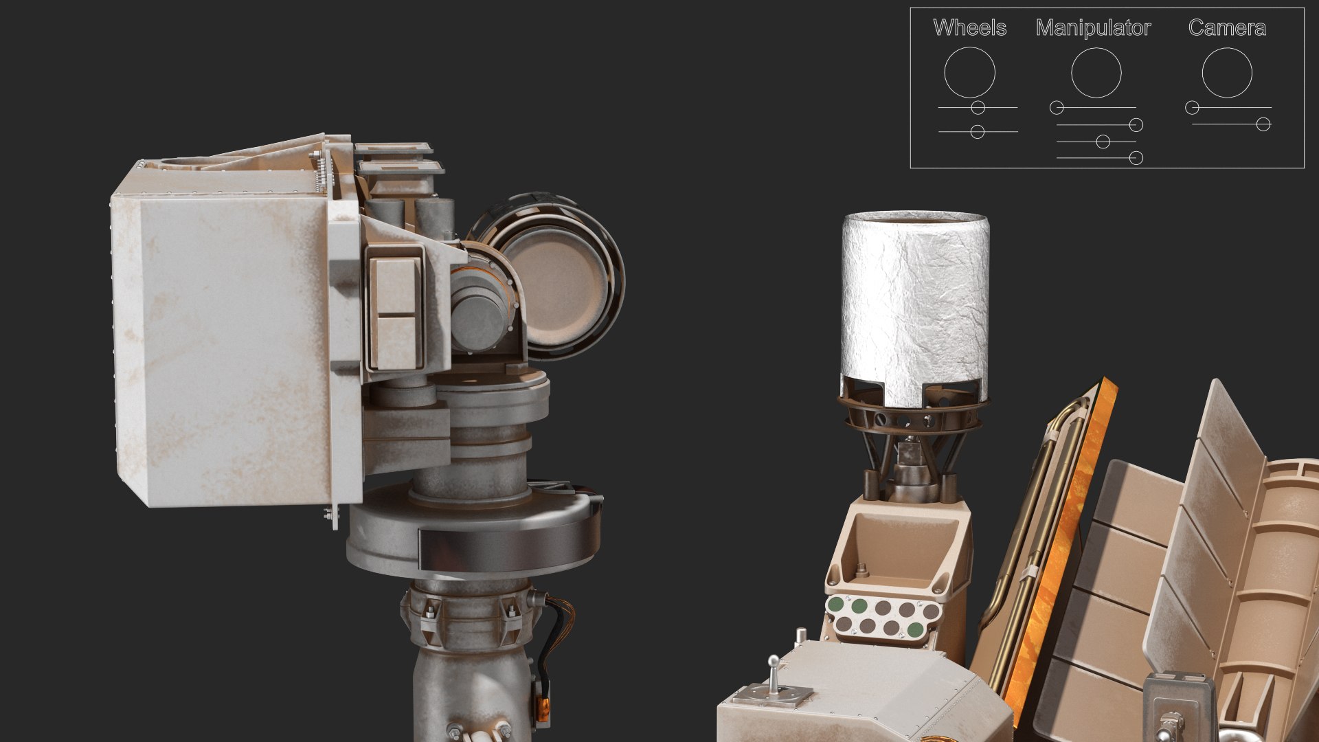 3D Realistic Mars Exploration Rover Rigged Model - TurboSquid 2384726