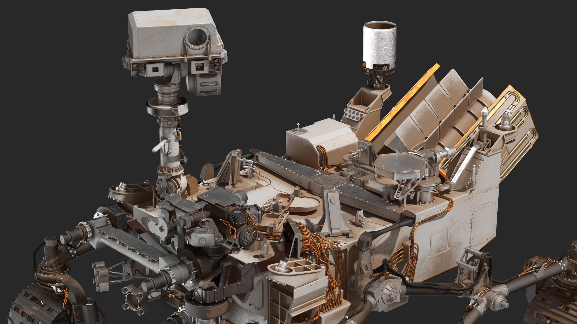 3D Realistic Mars Exploration Rover Rigged Model - TurboSquid 2384726
