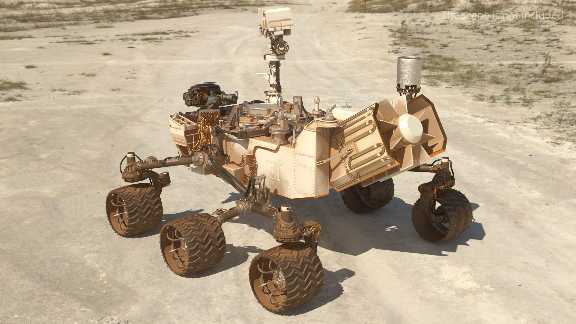 3D Realistic Mars Exploration Rover Rigged Model - TurboSquid 2384726