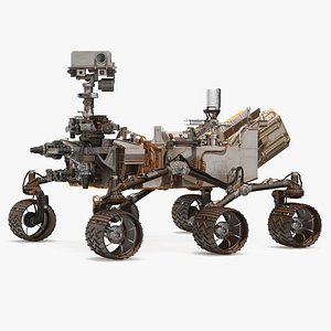 3D Realistic Mars Exploration Rover Rigged model