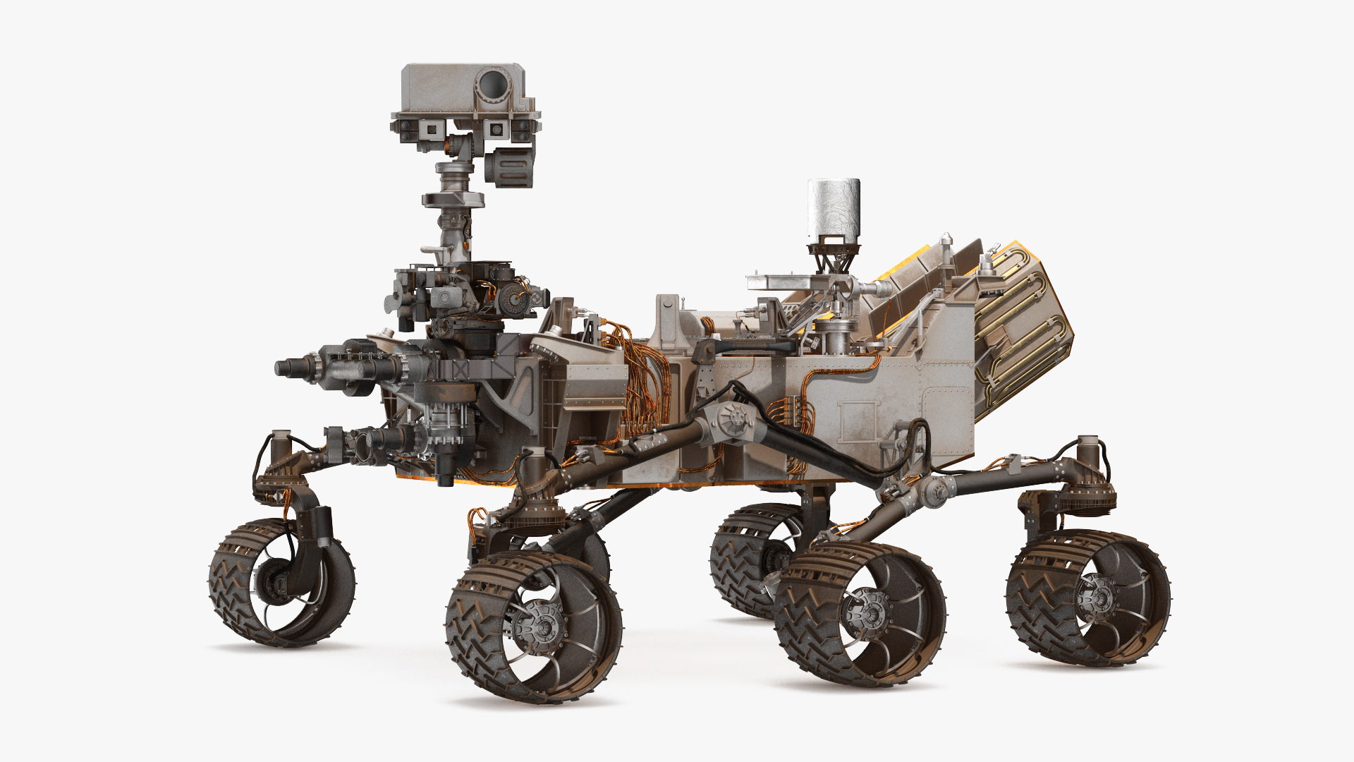 3D Realistic Mars Exploration Rover Rigged Model - TurboSquid 2384726