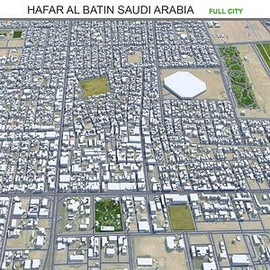 3D Hafar al-Batin Saudi Arabia model