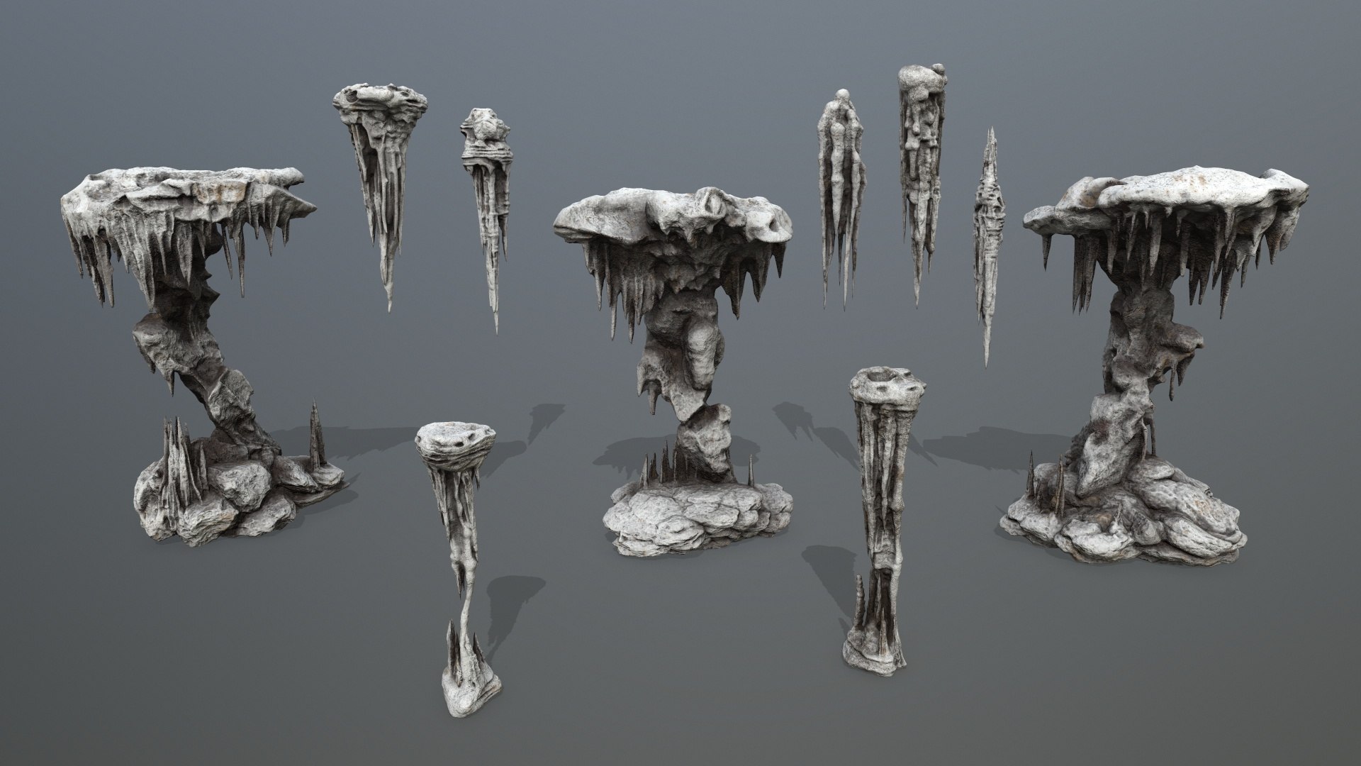Cave Rocks 3D - TurboSquid 2390407