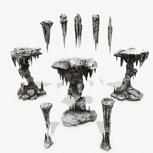 cave rocks 3D